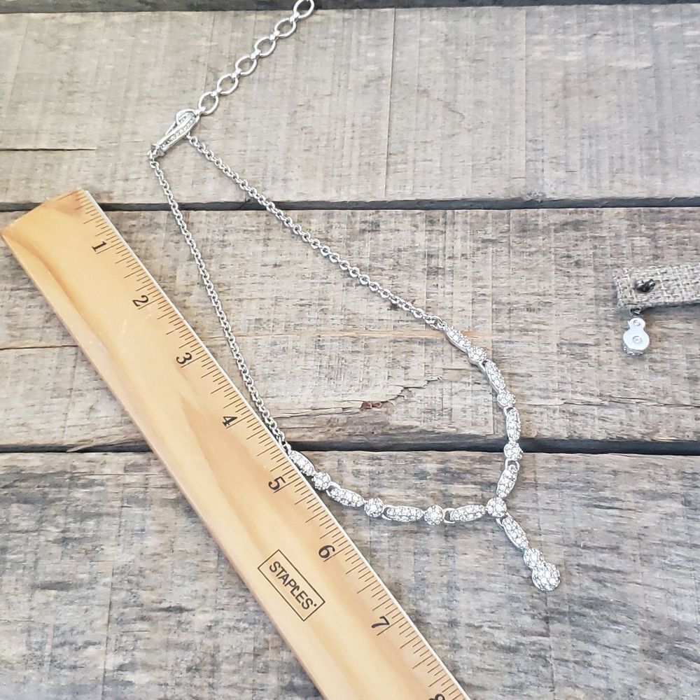 SWAROVSKI Emma Necklace & Earrings Set Prom Wedding Formal - Picture 10 of 13